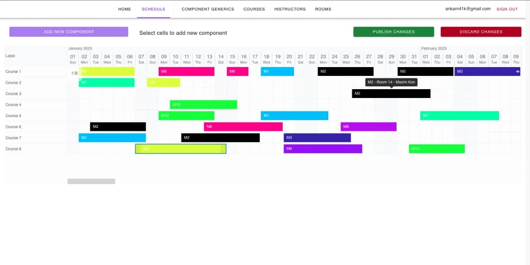 Airline Training Scheduler