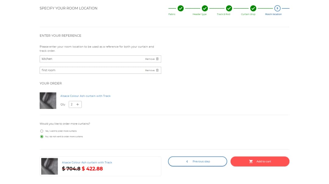 Custom Curtain Configurator